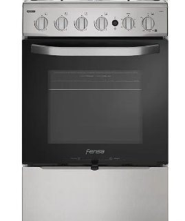 Cocina a Gas 4 Platos Fensa Experience con VaporBake y Timer F 2606 T Inox