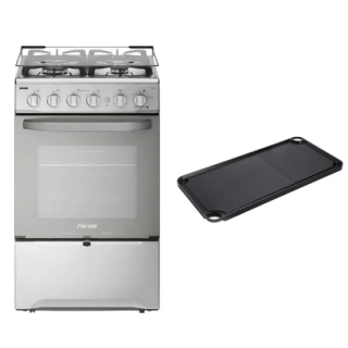 Kit Cocina Fensa 4 Platos Experience con VaporBake F 2808 T + Plancha Churrasquera Fensa LS46