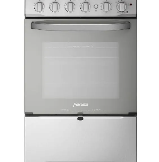 Cocina a Gas 4 Platos Fensa Experience con VaporBake y Triple Llama F 2808 T Inox
